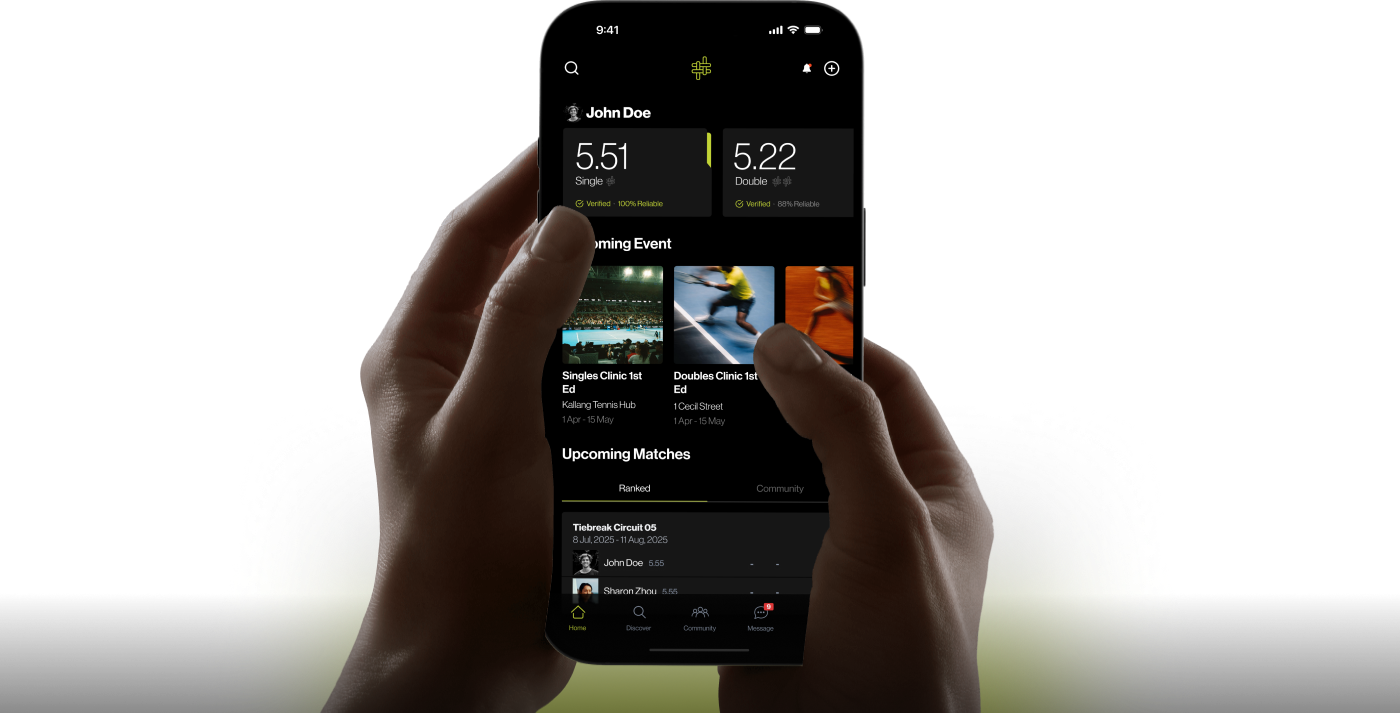 TieBreak App Interface